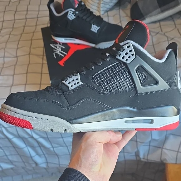 Jordan Black and Red Sneakers - Picture 5 of 12